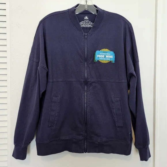 Epcot Food & Wine Festival 2023 Zip Up Spirit Jersey Jacket - Picture 2 of 7
